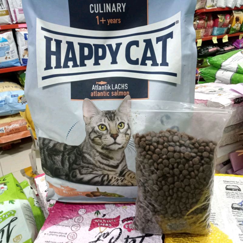 Happy Cat Adult Salmon SUPREME 1kg | dry catfood  or makanan kucing dewasa happy cat