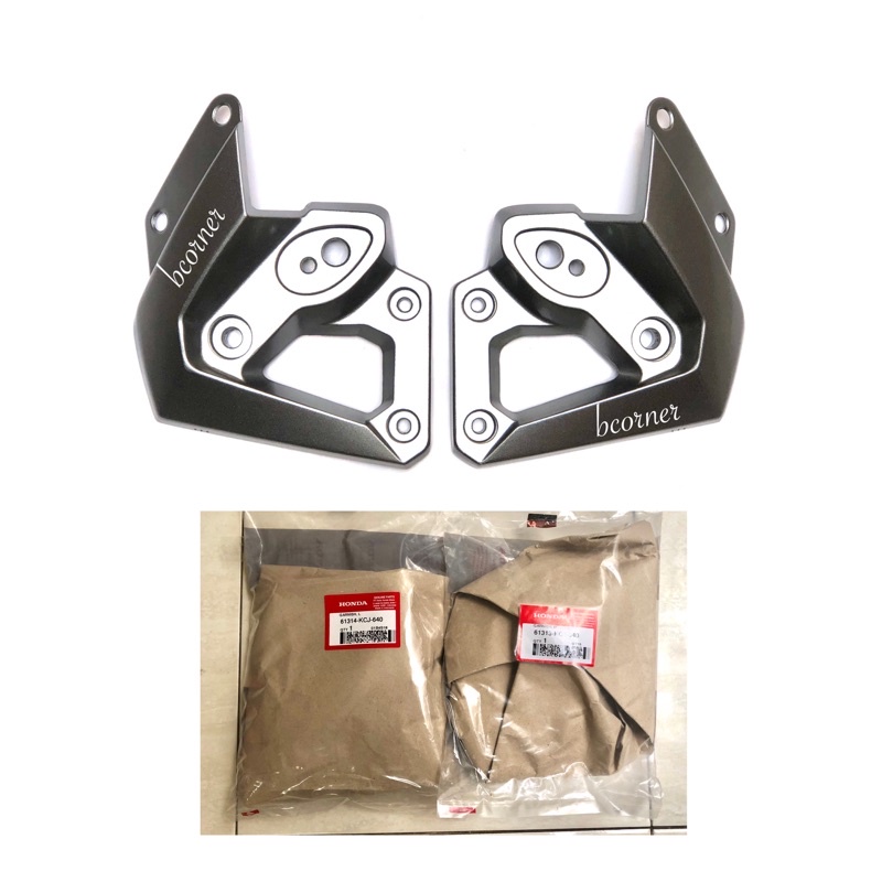 Garnish Visor Kupingan Lampu Depan Garnish Honda Tiger Revo Barong Set Ori Original AHM