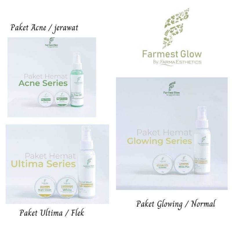 FARMEST PAKET HEMAT ACNE SERIES GLOWING SERIES ULTIMA SERIES