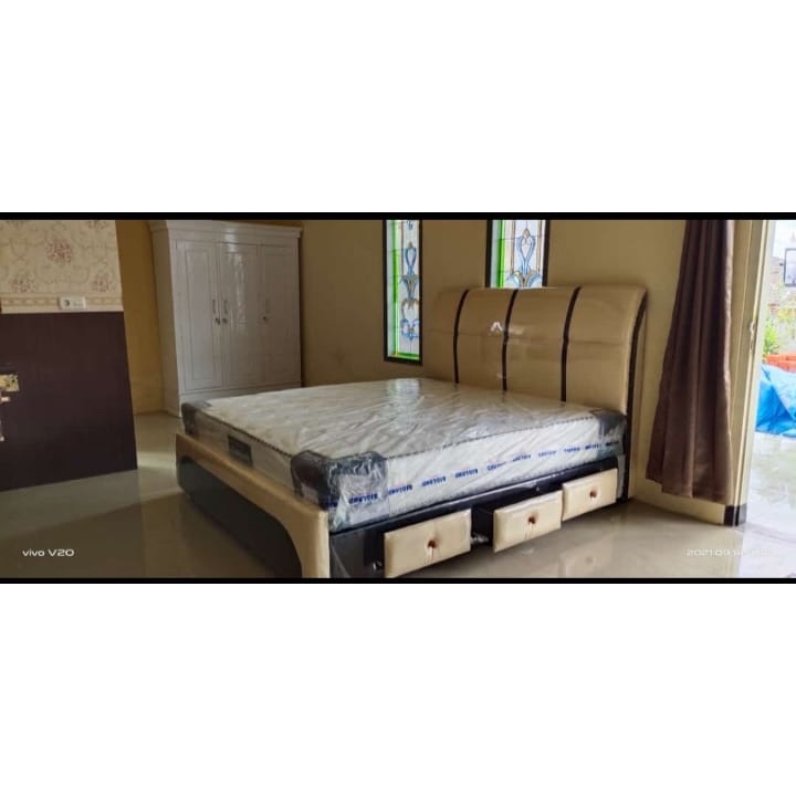 SPRINGBED FULL SET BIGLAND SANDARAN SOFA DOBEL
