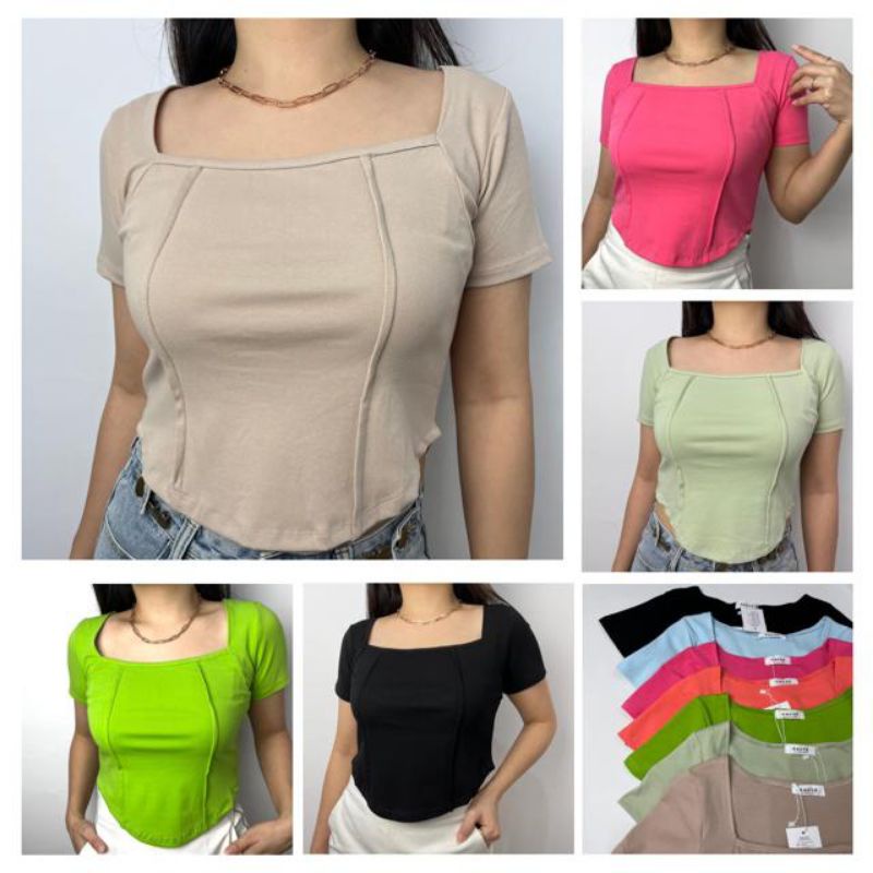 Megan Crop Top / Korset Crop Top