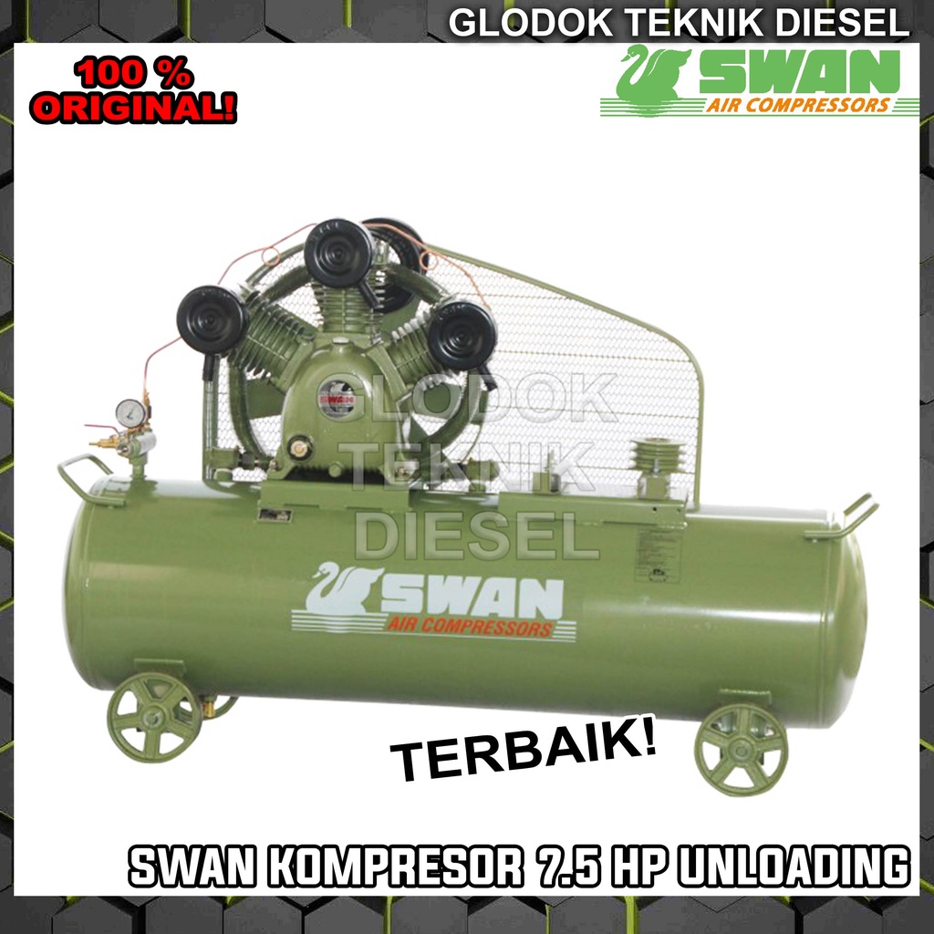 Jual Swan Air Compressor Swu Hp Pk Kompresor Angin Unloading Original Terbaik Shopee