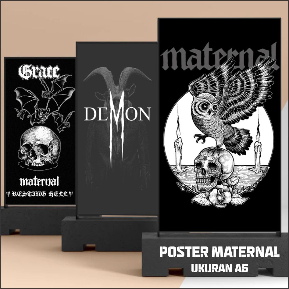 Poster Maternal Ukuran A6 Isi 27 Pcs / poster aesthetic hiasan dekorasi dinding kamar