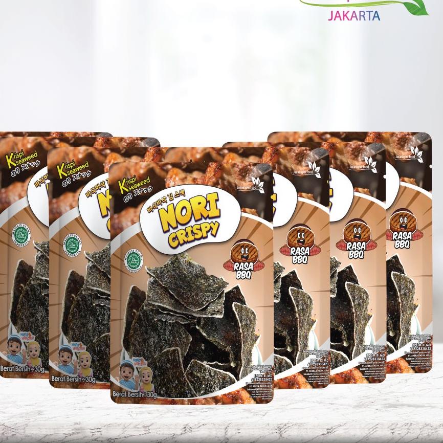 

BISA COD ✔️[Paket Promo] Nori Crispy Seaweed Snack Rumput Laut Panggang Halal 30g - Rasa BBQ & Balado|SQ1