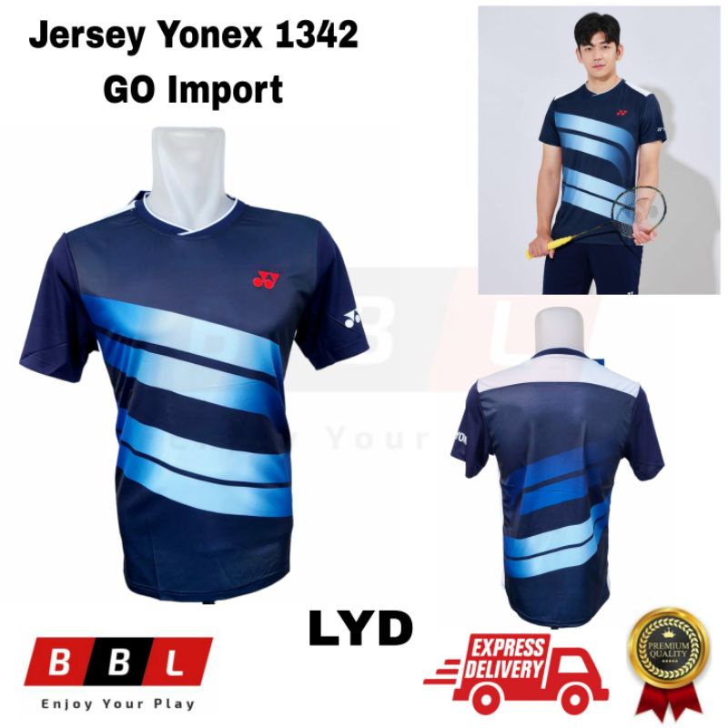 Jersey Badminton Yonex LYD 1342 Grad Ori Import Kaos Yonex Import Kaos badminton import kaos bulutan