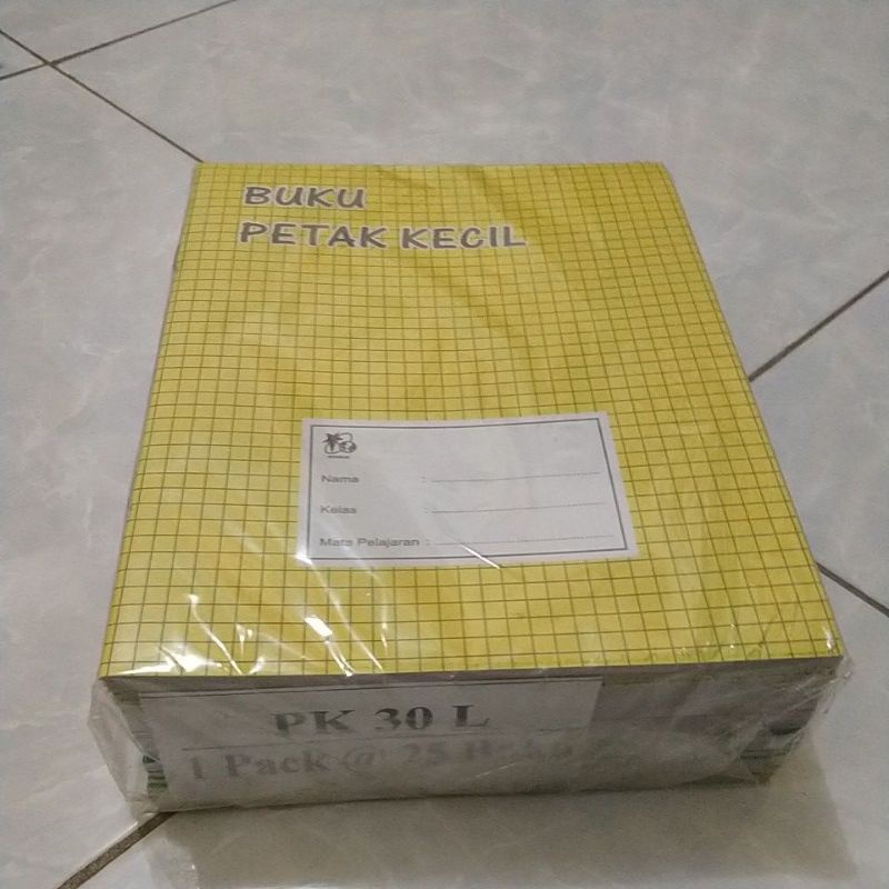 

Buku matematik/petak kecil 30 lembar (1pack 25buku)