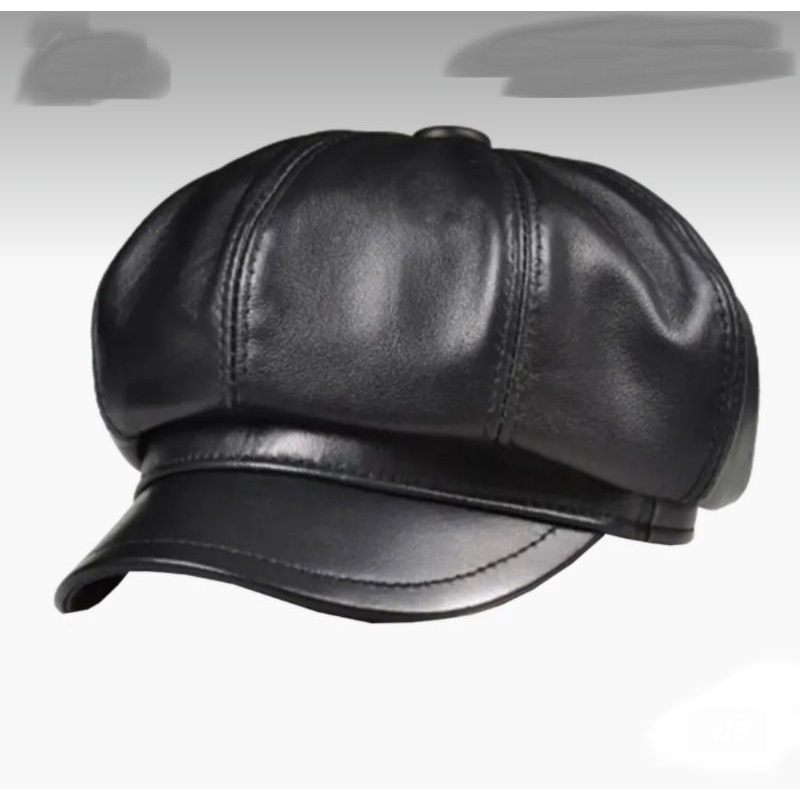 TOPI KULIT BARET - TOPI BARETA - TOPI BARET - TOPI OKTAGONAL - TOPI BALON - TOPI PINOKIO