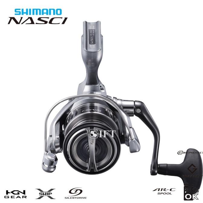 [2021] Reel Shimano NASCI FC 500 1000 2500 3000 4000 5000 Spinning