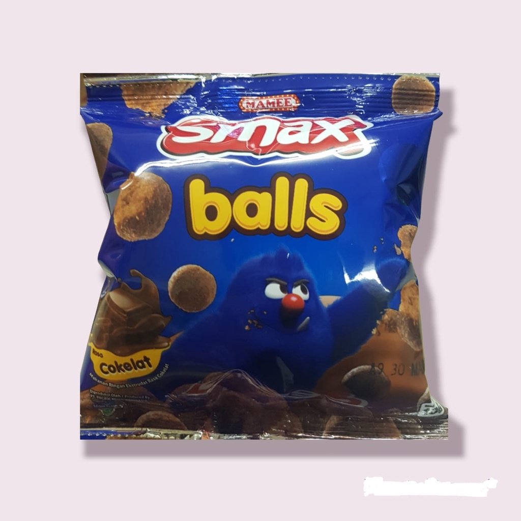 SMAX BALLS COKLAT 10GR x 10PCS CHOCOLATE SNACK