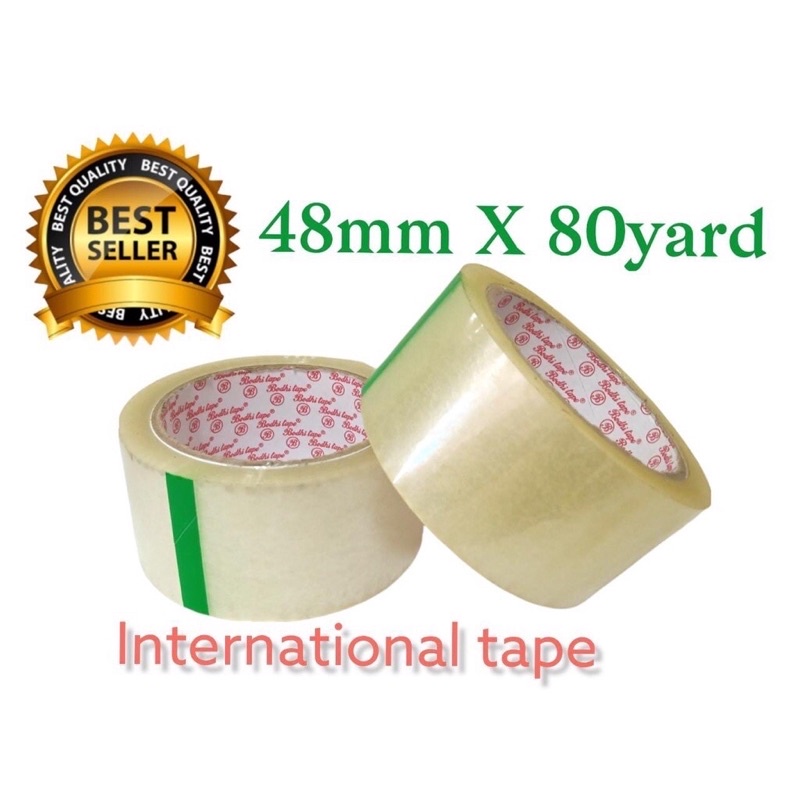 

Plakban OPP lakban BODHI TAPE bening/coklat 45mm x 80 yard