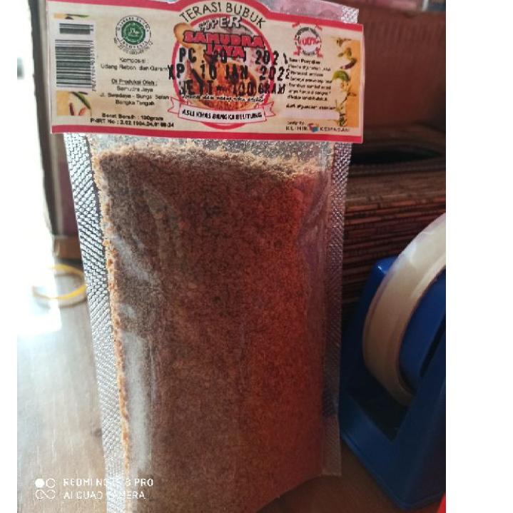 

Terbaik terasi bangka matang bubuk samudra jaya 100gr/terasi bangka !!!