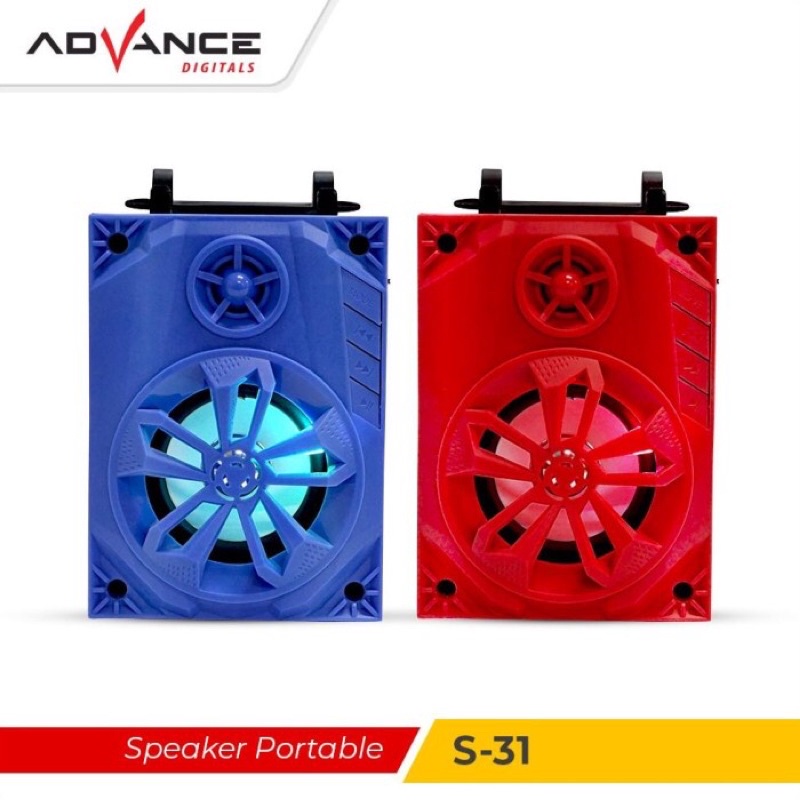 Speaker Advance S-31 S31 Portable Bluetooth Speaker