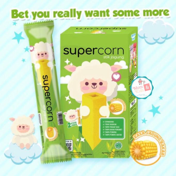 

SUPERCORN Stik Jagung HALAL Non MSG | Snack Cemilan Sehat Anak