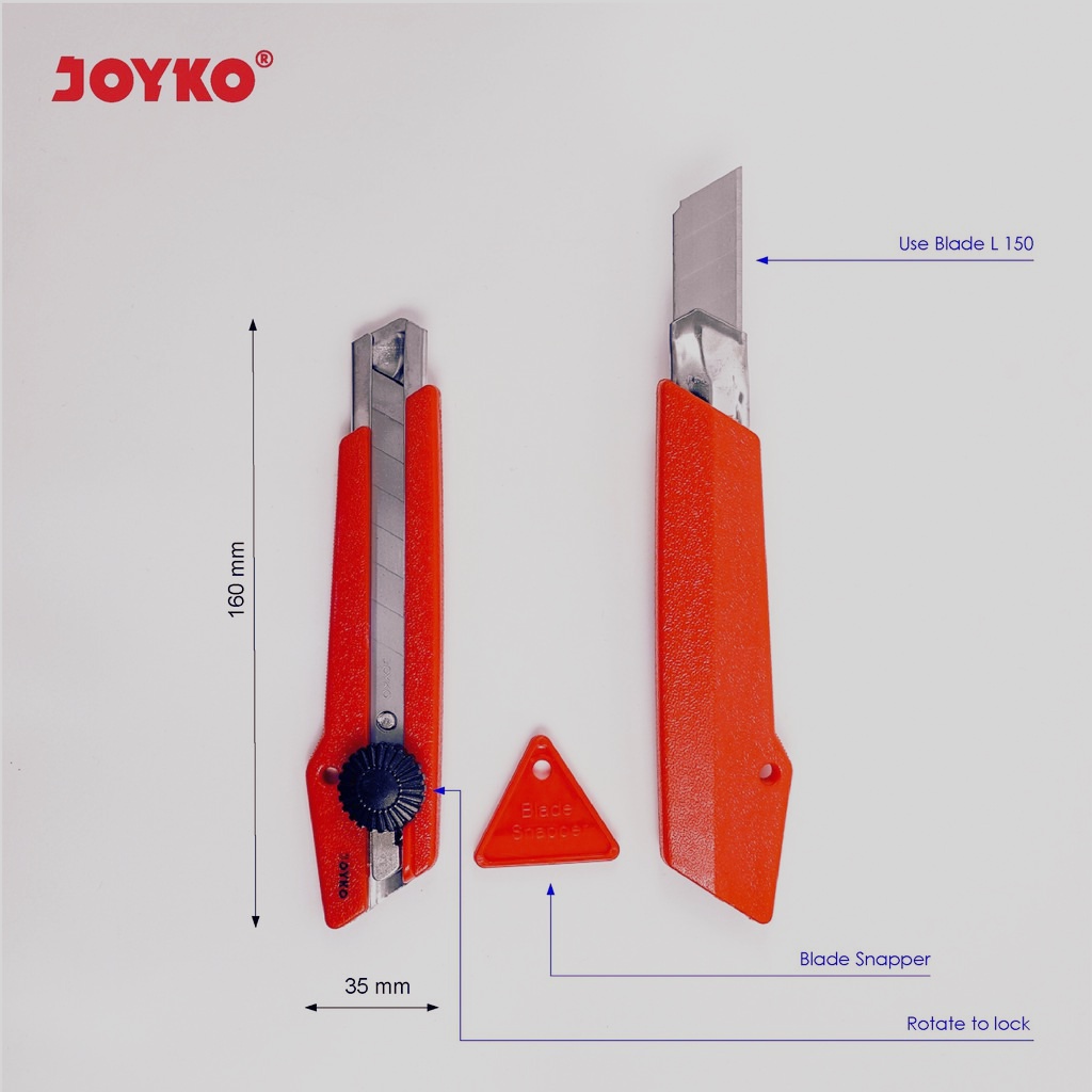 

Joyko Cutter Alat Pemotong Joyko Cutter L-500 Kater Joyko