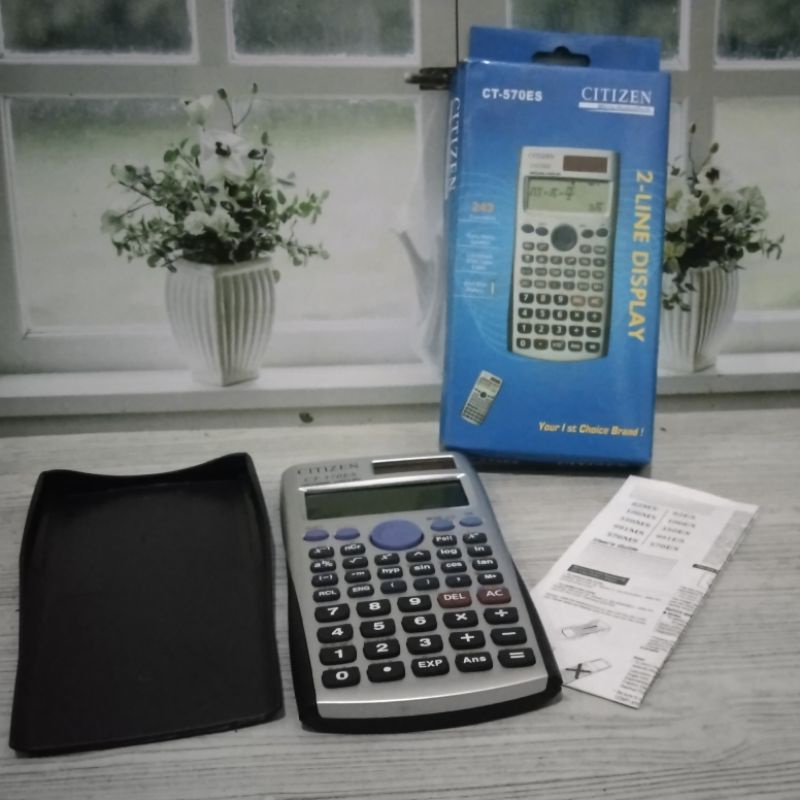 

Kalkulator Citizen CT-570ES 2-Line Display Scientific