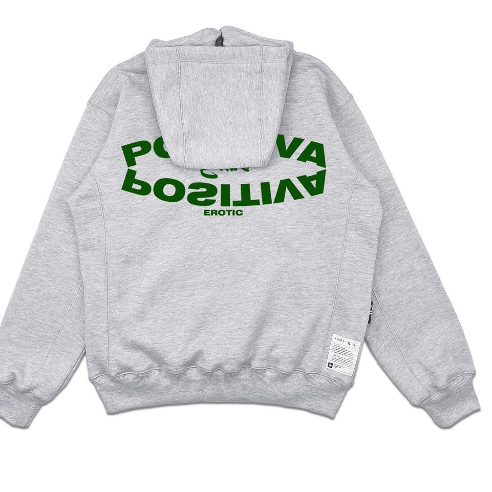 Harga Bersahabat Sura Positiva - Hoodie (Liamh) Abu abu Misty