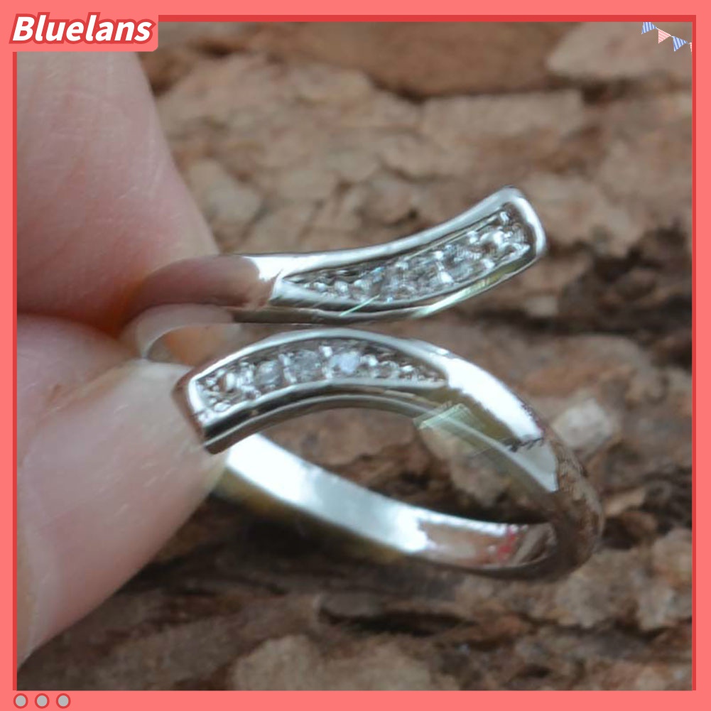 Cincin Sterling Silver 925 Ukuran Adjustable Untuk Wanita