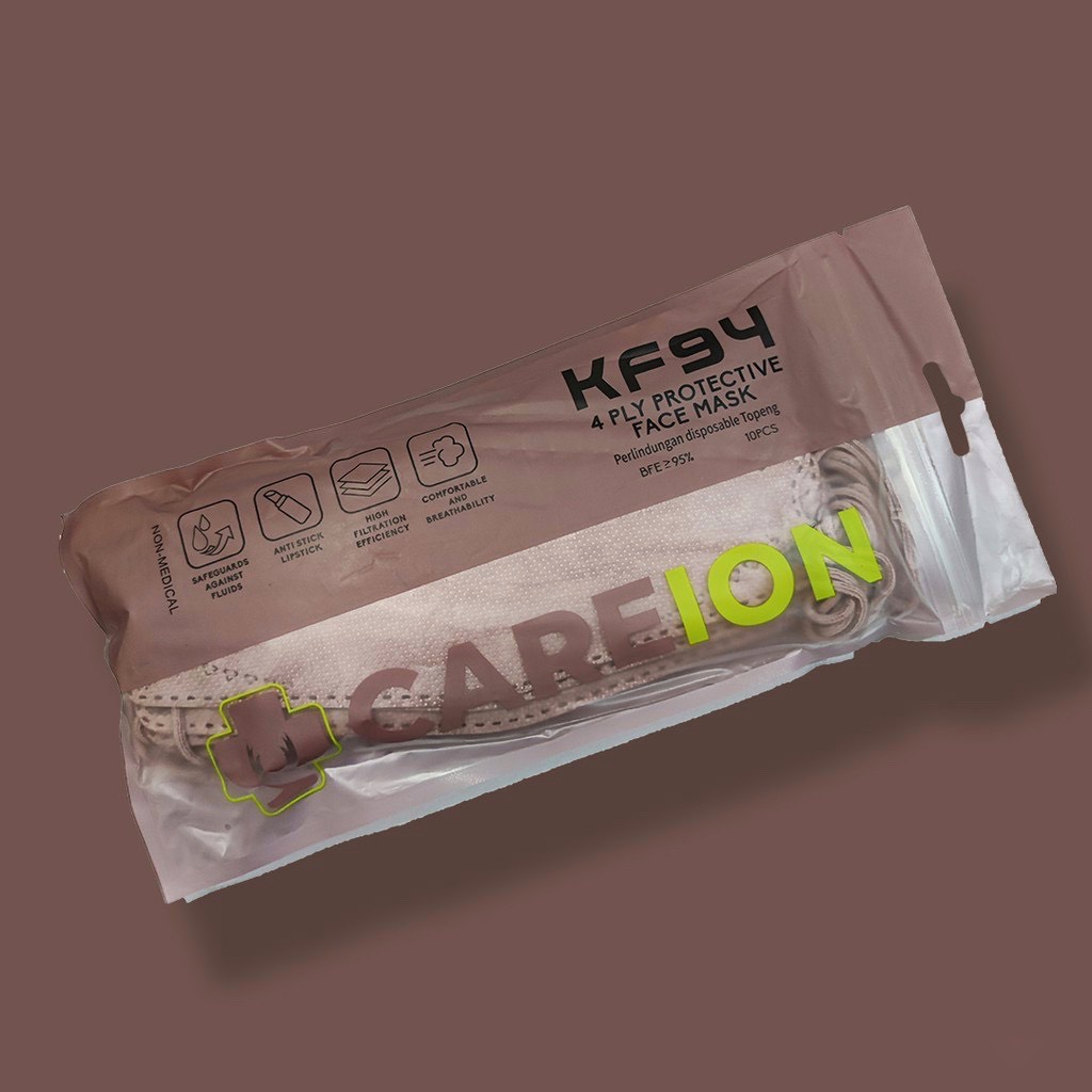 MASKER KF94 CAREION 4 PLAY ORIGINAL ISI 10 PCS / KF 94 CAREION ISI 10 PCS TERMURAH