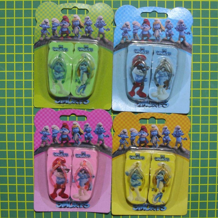 

penghapus sandal smurfs sandals eraser