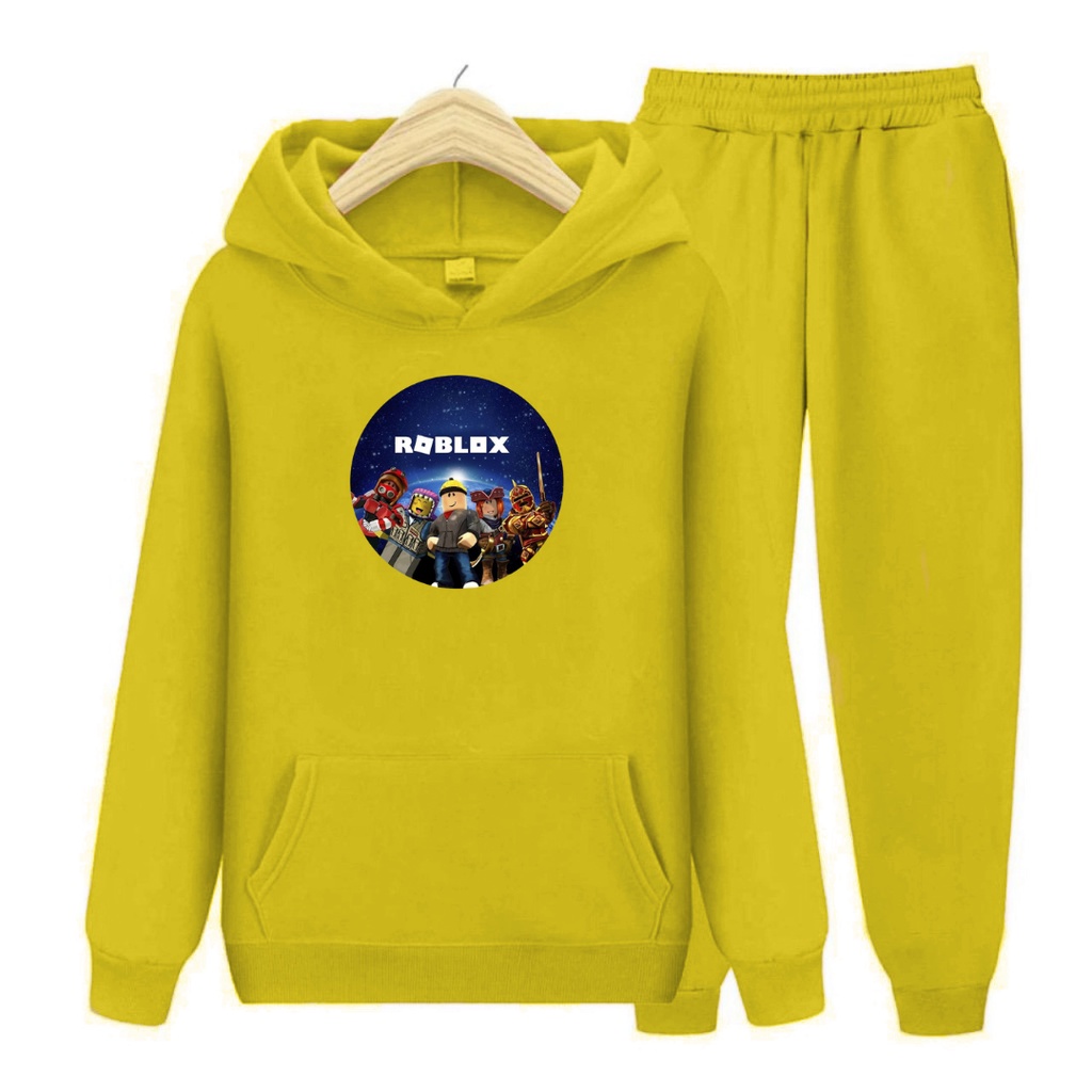 Setelan Hoodie Sweater Anak GAME Roblok /Baju Sweater Hoodie Anak Part 2