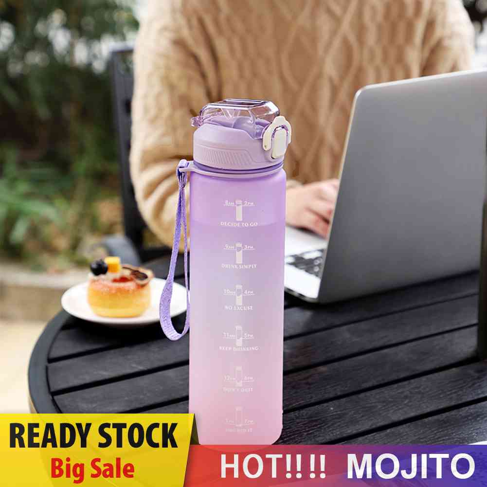 Botol Air Minum Bahan Plastik Anti Bocor Untuk Fitness