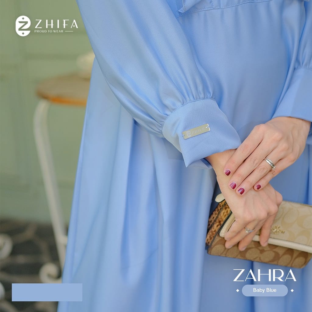 FEAT ZHIFA : BAJU GAMIS PREMIUM | BAJU MUSLIM WANITA ORIGINAL matt MAXMARA LUX HIGH QUALITY