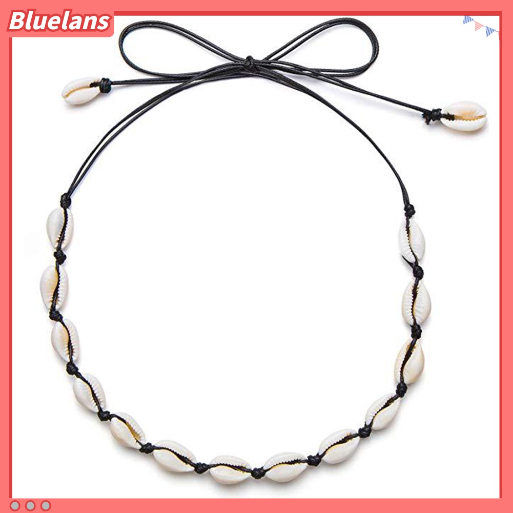 Kalung Choker Tali Lilin Handmade Gaya Bohemia Untuk Wanita