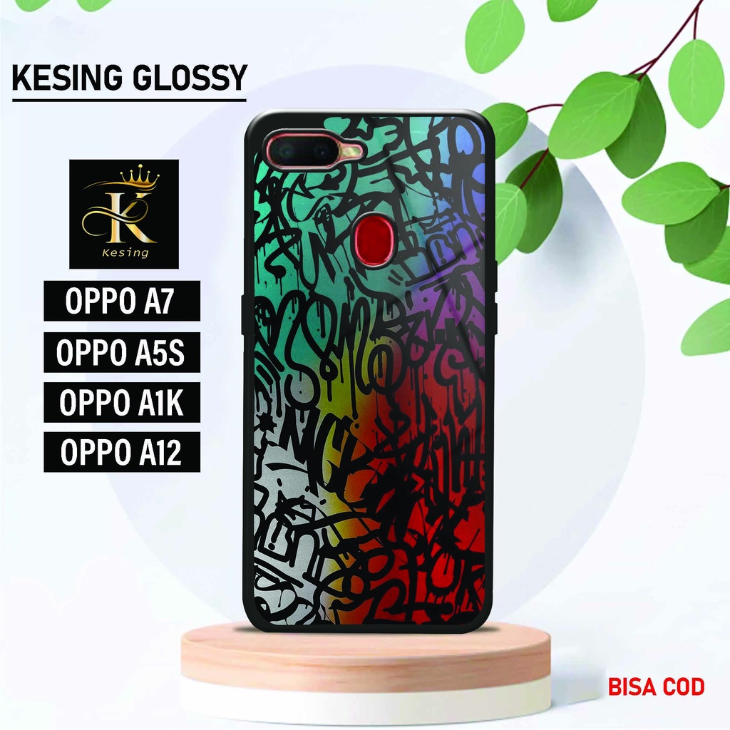 Case Oppo A5S / A7 / A11K / A12 - Pelindung Hp Oppo - Fashion Case Glossy - Case Pria - Case Wanita 