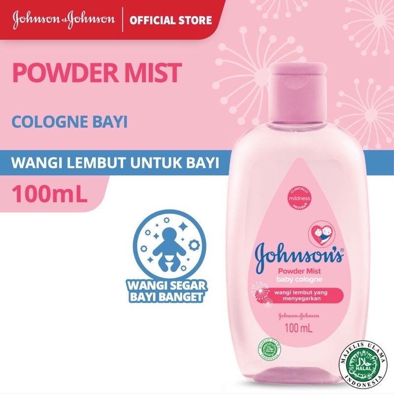 Johnson Baby Cologne Wangi Lembut Yang Menyegarkan 100ml