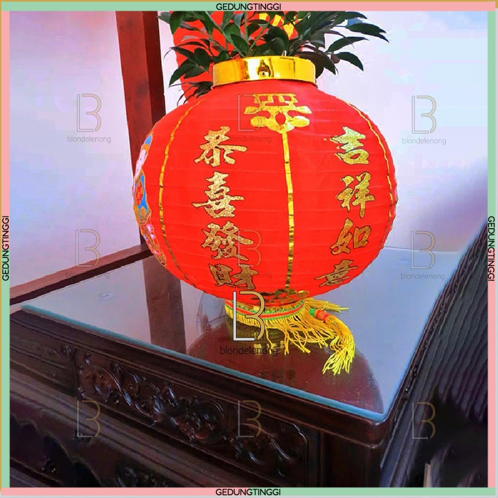 Lampion Kain Satin Bukan Kertas Plastik Resto Cafe Gantung Dekorasi Taman Pohon Imlek Sincia Cap Go Meh Motif Koko Meimei Polos Bludru Nanas Warna Warni Merah Jepang Imlek Sincia Tahun Baru Cina Cny Shio Kelinci 2023 Indoor Outdoor Waterproof Besar Jumbo