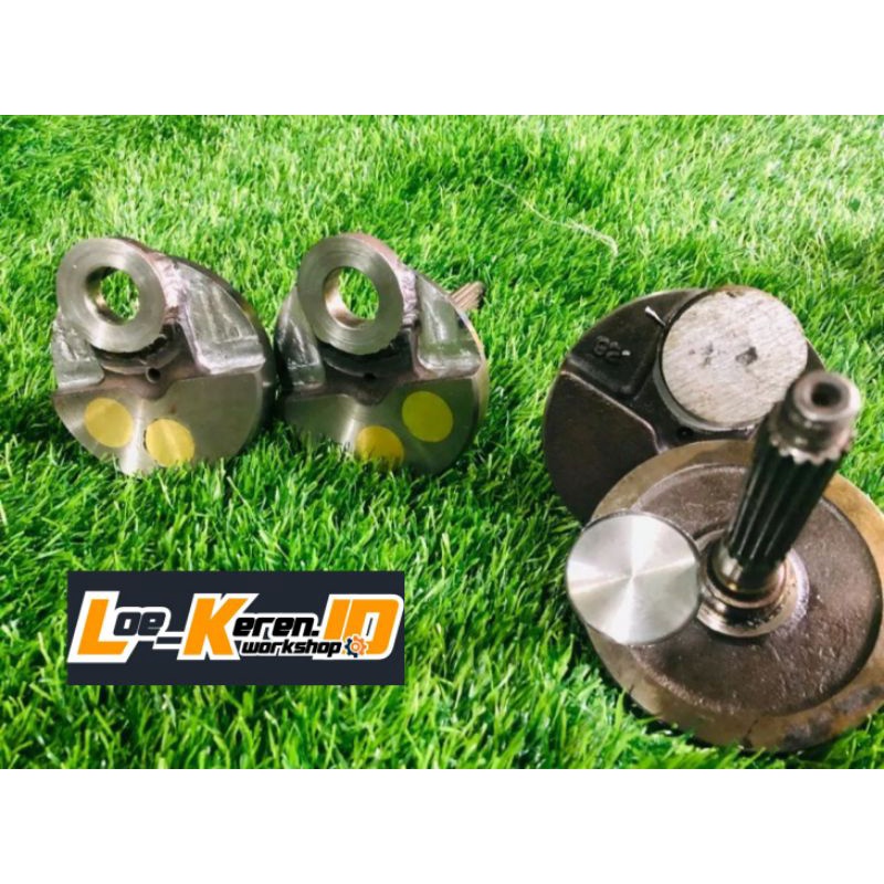 Kruk As/CrankShaft Mio Langkah 64- 73 Langkah Bisa Request Bandul Albronze/Timah