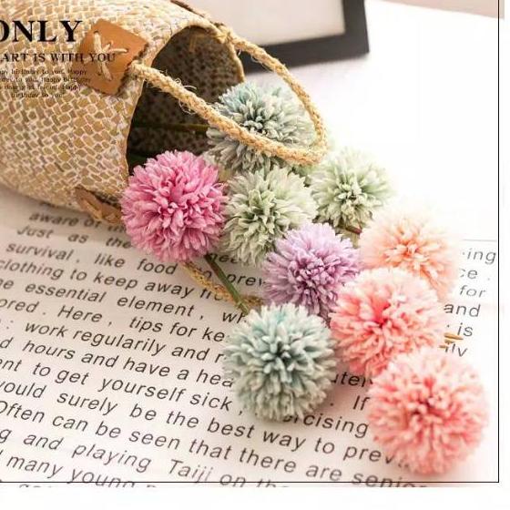 Promo Terbatas bunga Dandelion Bunga Sutra Bunga event untuk Pesta Pernikahan Rumah Hotel