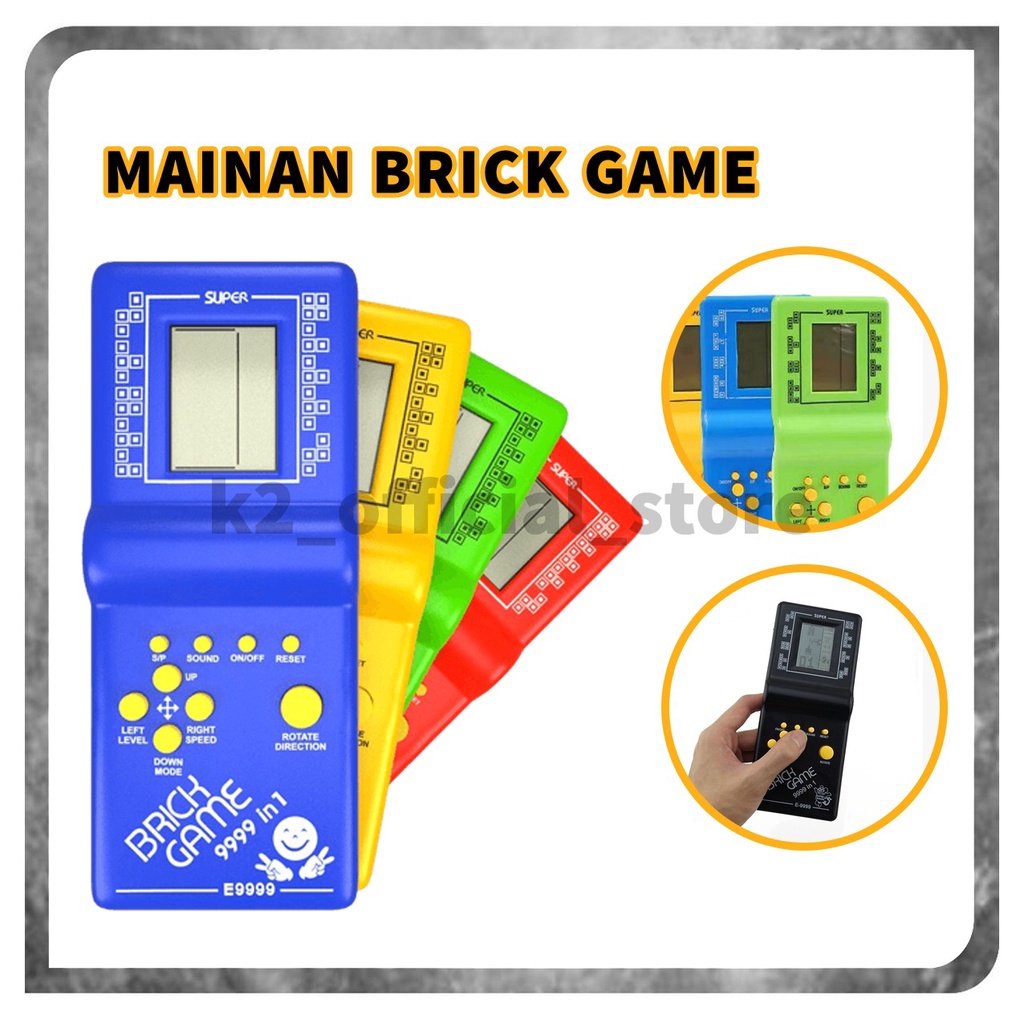 KADUAAKSESORIS Mainan Brick Game 9999 IN 1 Mainan Anak Murah Meriah Tetris Gemboy Gembot / Mainan Jadul GAMEBOY GAMEBOT BRICK GAME