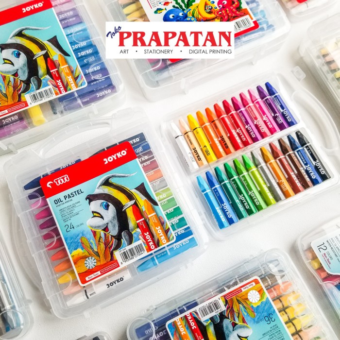 

Pastel Crayon / Krayon Titi Oil Pastel 24 Warna