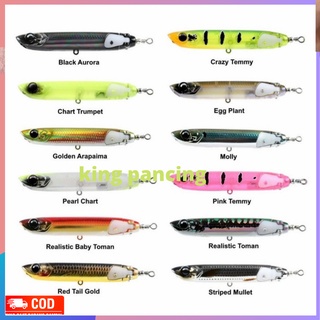 Lure Umpan Pancing BONE Hoverjet Top Water 100mm 16gr Hook Ada Kail