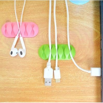 Cable Organizer Full Color Klip Kabel Gadget Smarpthone PC Laptop Table Office