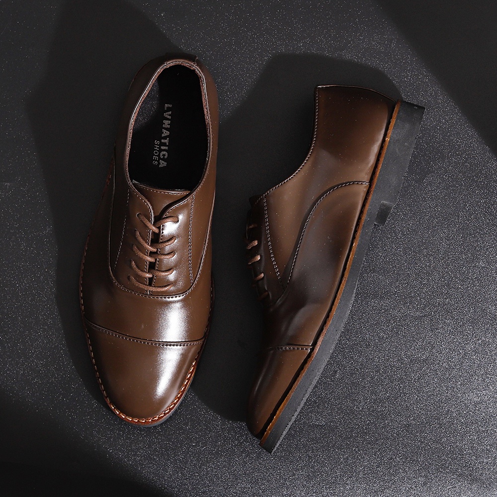 DANTE BROWN |ManNeedMe x Lvnatica| Sepatu Pantofel Pria Kantor Formal Shoes ORIGINAL