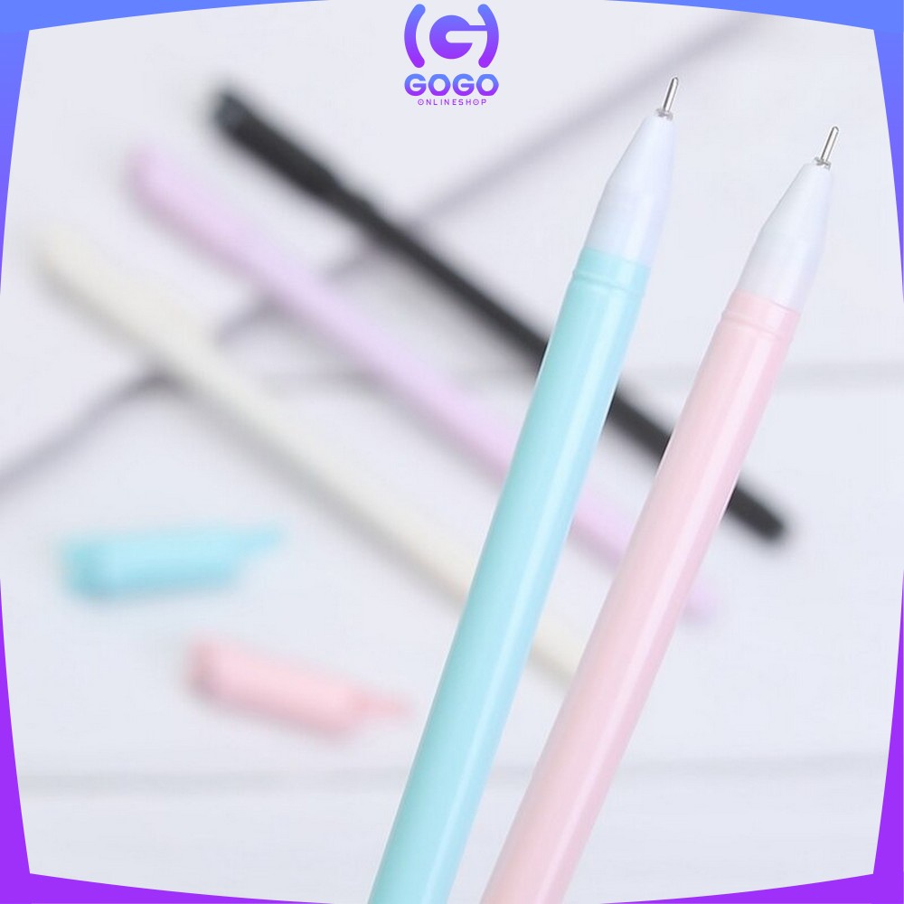 GOGO-A14 Pulpen Gel Karakter Kartun Kucing Pena Unik Bolpen Motif Kucing Stationary Alat Tulis Murah