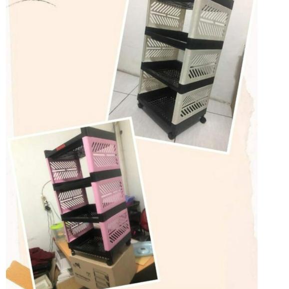 [PRODUK PKCYW] RAK YOYO 5 SUSUN RAK SERBAGUNA FULL HITAM DAN HITAM ABU-ABU (free bubble wrap dan dil