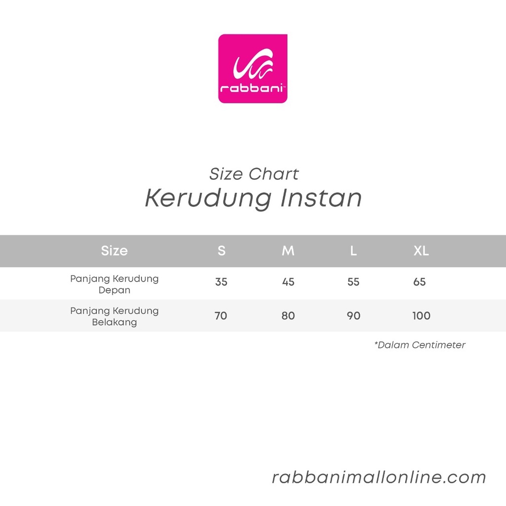 Rabbani - Kerudung Sekolah Instan Hemy