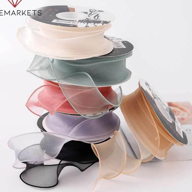 

1ROLL Pita Ribbon Fishtail 4cm - Pita Gelombang - Pita Kado PS016 - CREAM