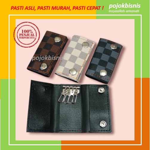 DOMPET KUNCI STNK GANTUNGAN KUNCI MOBIL MOTOR BAHAN MOTIF