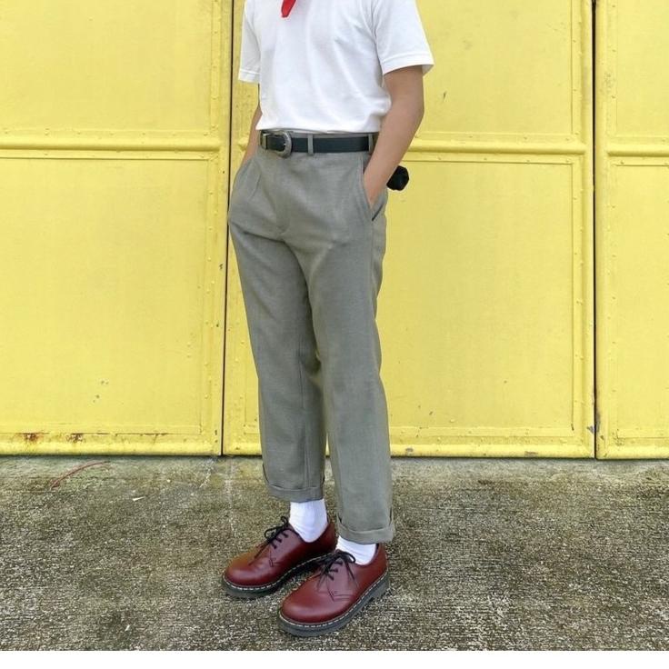 Terpercaya Sepatu Docmart 3 holes 1461 PRIA & WANITA Kulit Asli 100% /Docmart 3 holes/docmart pria