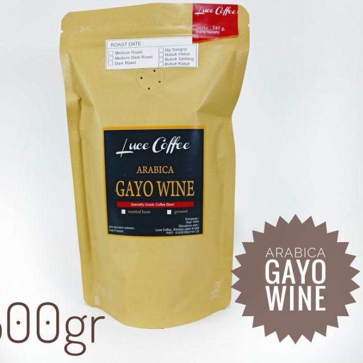 

READY ✅Kopi Arabica Gayo Wine 500gr - Luce Coffee - Biji atau bubuk|SQ6