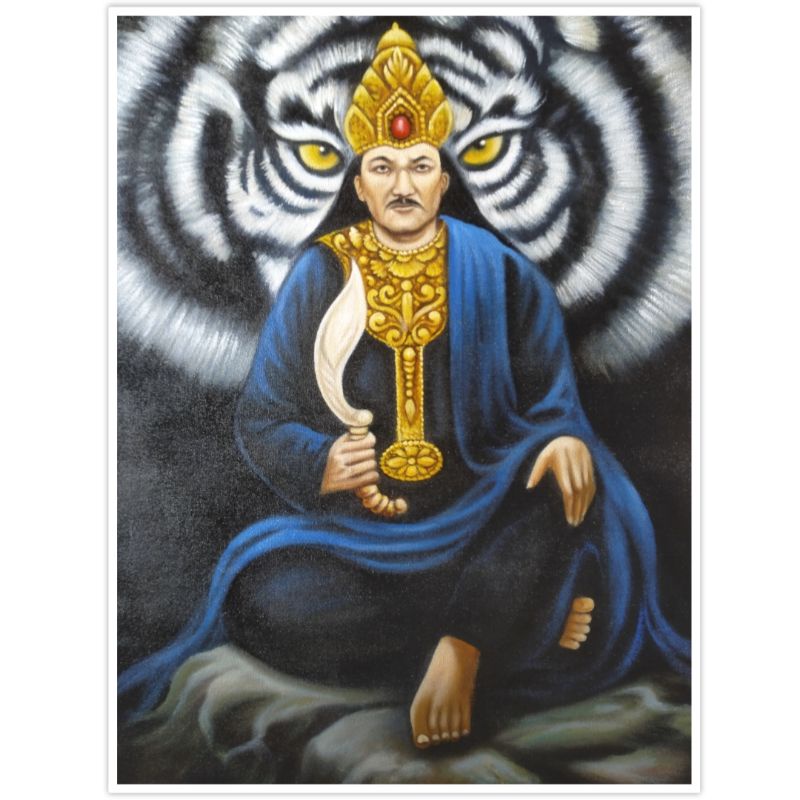 Lukisan Prabu Siliwangi 60 x 80 cm