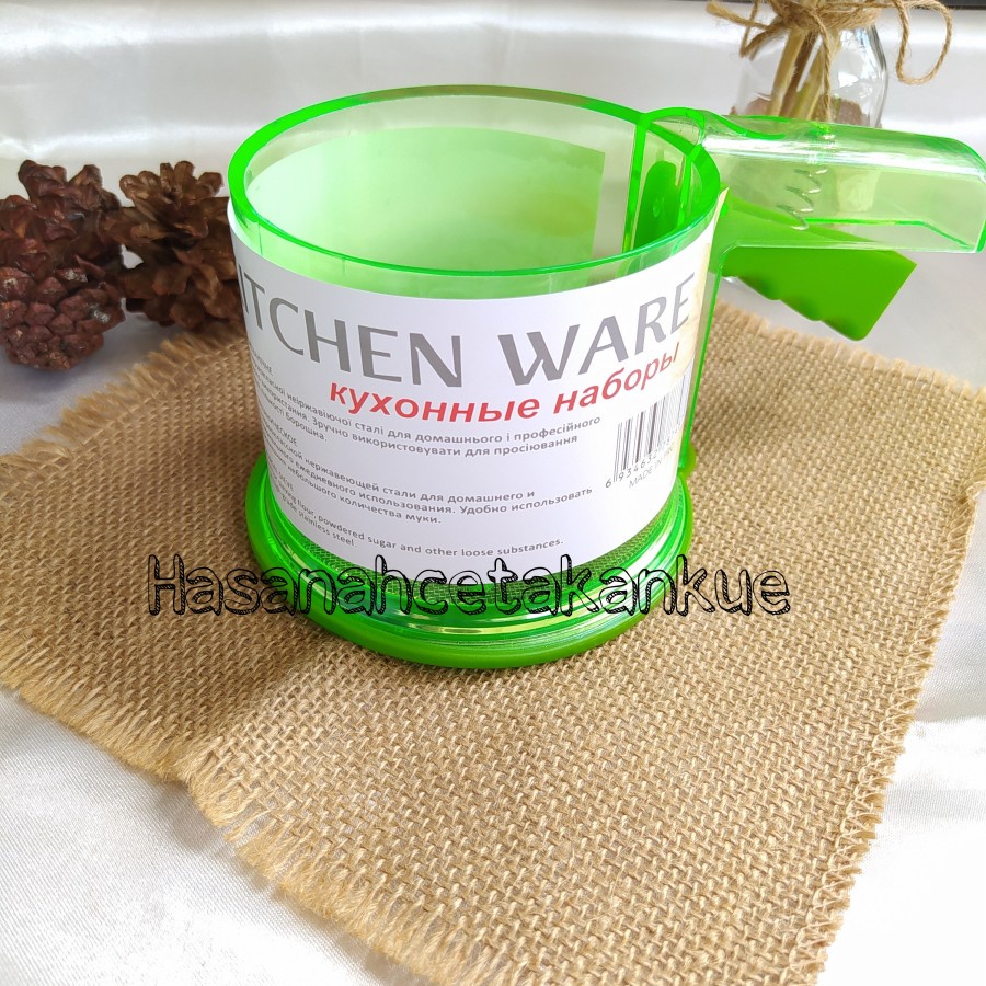 Saringan Ayakan Tepung Terigu Plastik Flour Sifter