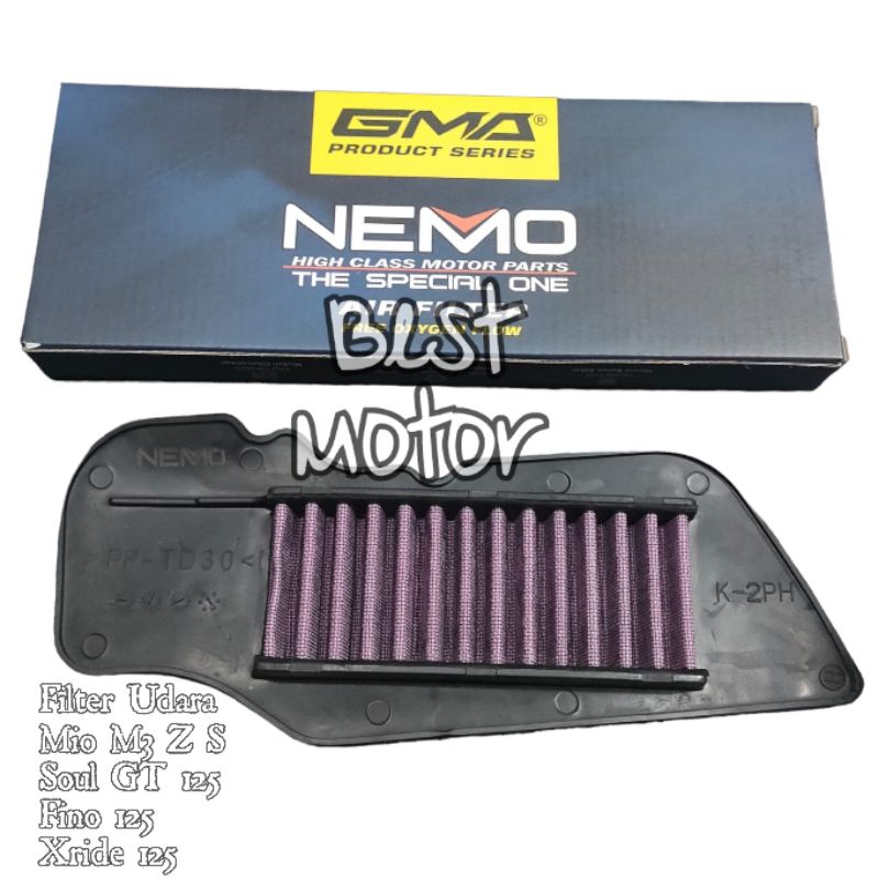 Filter Udara Saringan Udara Nemo Mio M3 Z S / Soul GT 125 / Fino 125 / X-Ride 125