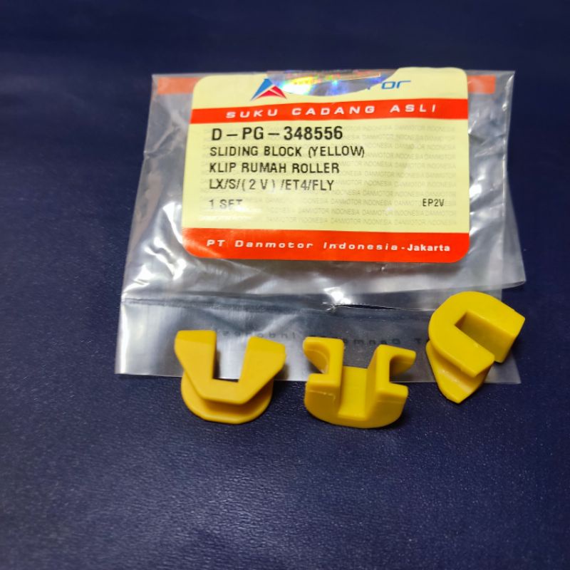 Klip Rumah Roller Vespa / Sliding Blok Vespa / Shoe Vespa Lx S Sprint Primavera 150cc Danmotor