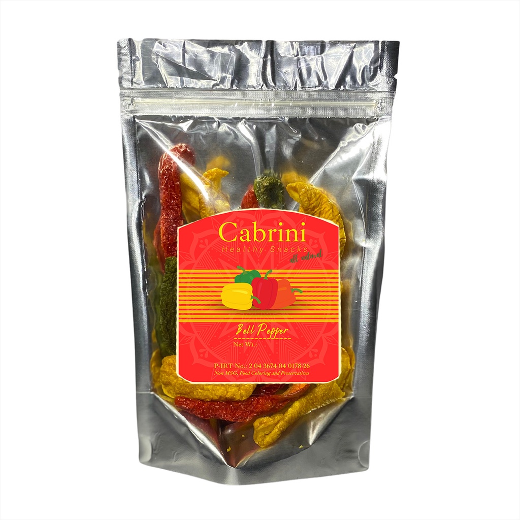 

Cabrini Healthy Snacks Bell Peppers Keripik Paprika 45gr