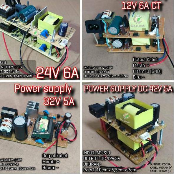 Special Price Adaptor power suply 12V 3A / 15V 3 A / 24V 3A / 32V / 42V  CT atau Non CT